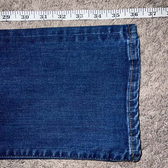 Madewell Cali Demi Boot Women's 25 Blue Medium Wash Stretch Mid Rise Jeans - Picture 10 of 11